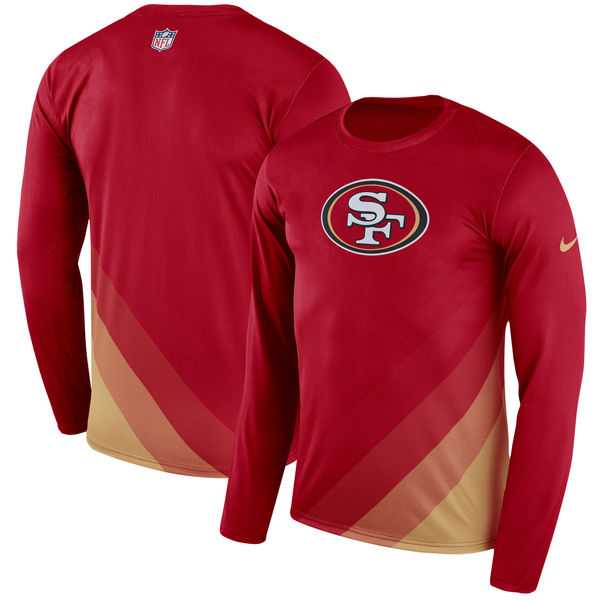 San Francisco 49ers Nike Scarlet Sideline Legend Prism Performance Long Sleeve T-Shirt,We sell and wholesale San Francisco 49ers Nike Scarlet Sideline Legend Prism Performance Long Sleeve T-Shirt on line form chian!